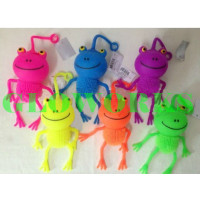 FLASHING FROG PUFFER- ASST. COLORS (1 PIECE)