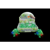 LED FLASHING SQUISHY BEAD PUFFER FROG (1 PIECE)