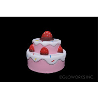 SLOW RISING SCENTED 8" BERRY CAKE SQUISHY (1 PIECE)