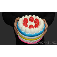 SLOW RISING SCENTED  8" CAKE SQUISHY (1 PIECE)