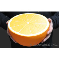 SLOW RISING SCENTED  8.5" ORANGE SQUISHY (1 PIECE)