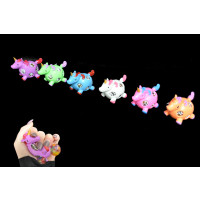 ASSORTED COLOR UNICORN MESH BALL WITH LED LIGHT / WATER BEADS (1 PIECE)