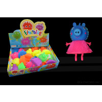 ASSORTED COLOR FLASHING PUFFER PIGGY (1 PIECE)