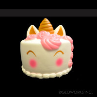 4.5" ASSORTED COLOR  SCENTED UNICORN SQUISHY CAKE (1 PIECE) 