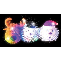 ASSORTED STYLE FLASHING CHRISTMAS PUFFER (1 PIECE)