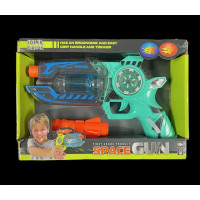 LED LIGHT UP TOY SPACEGUN WITH SOUND  (1 PIECE)