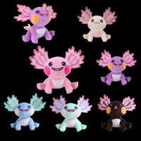 6.5" ASSORTED COLOR AXOLOTL PLUSH 