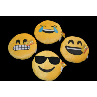 ASSORTED 12" STYLE EMOJI PILLOW (1 PIECE) 