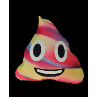 14" RAINBOW POOP EMOJI PLUSH (1 PIECE)