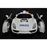 POLICE TRANSFORMING TOY CAR