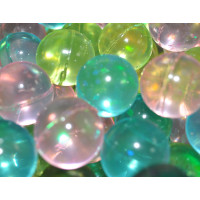 1" GLITTER RUBBER BOUNCY BALLS (100 PIECES/BAG)