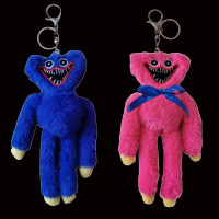 7.5" ASSORTED PLUSH HUGGIE WUGGY KEYCHAIN (1 PIECE)