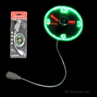 LED USB CLOCK FAN (1 PIECE)