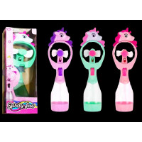 ASSORTED COLOR UNICORN WATER MISTING FAN (1 PIECE)