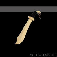 HAND CARVED WOODEN PIRATE SWORD (1 PIECE) 