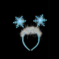 SNOWFLAKE FLASHING HEADBAND BOPPERS (1 PIECE)