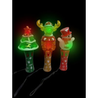 ASSORTED STYLE CHRISTMAS SPINNING WAND  (1 PIECE)