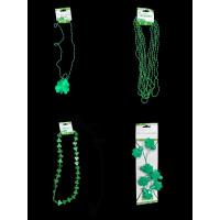 12 PIECE ASSORTED ST. PATRICK'S DAY NECKLACES 