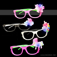 ASSORTED STYLE LED UNICORN SUNGLASSES (1 PIECE)