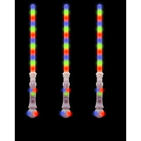 29" LED FLASHING MULTI-COLOR SWORD WITH LIGHT-UP HANDLE AND SMALL BALL (1 PIECE)
