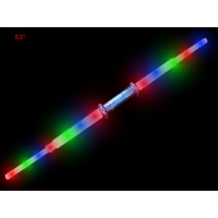 53" LED MULTI-COLOR EXPANDABLE DOUBLE SIDED SWORD (1 PIECE)