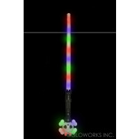 FLASHING GIRL SKULL SWORD WITH PINK HANDLE (1 PIECE)