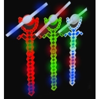 ASSORTED COLOR PIXEL LED WINDMILL WAND (96 PIECES) 