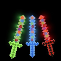 ASSORTED COLOR GEAR PIXEL SWORD (1 PIECE) 