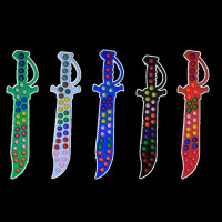 ASSORTED COLOR BUBBLE POP SWORD (1 PIECE) 