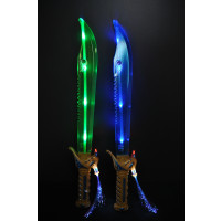 FLASHING SHARK BLADE SWORD ASSORTED COLOR GREEN/BLUE (1 PIECE)