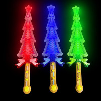 LED FLASHING ASSORTED COLOR TREE SWORD ( 1 PIECE)