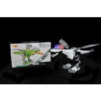 LED FLASHING WALKING DINOSAUR WITH SOUND AND FIRE BREATHING WATER VAPOR EFFECT (1 PIECE)