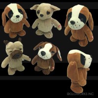 PLUSH WALKING DANCING ASSORTED STYLE DOGS WITH  MUSIC (1 PIECE)