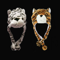 SHORT ANIMAL HAT - TIGERS (1 PIECE)