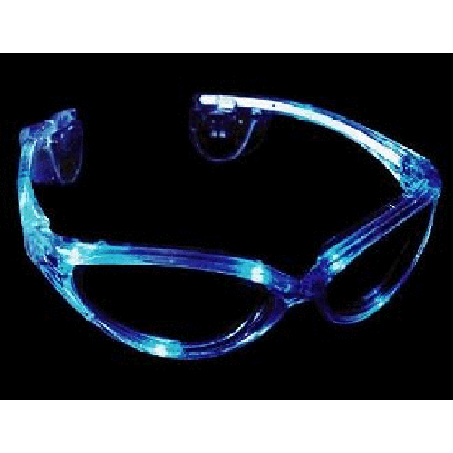 FLASHING SUNGLASSES - ASSORTED COLORS (1 PIECE)
